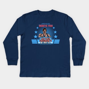 Captain Freedom Wants You Kids Long Sleeve T-Shirt